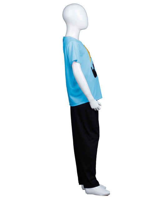 子供用 JCO-177(Kids)_9 プレジデント ロゴ Tシャツ ライト ブルー コスプレ コスチューム