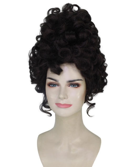 女性用裁判官ウィッグ 合成繊維 キャップレスキャップ ハロウィンに最適 H-5969