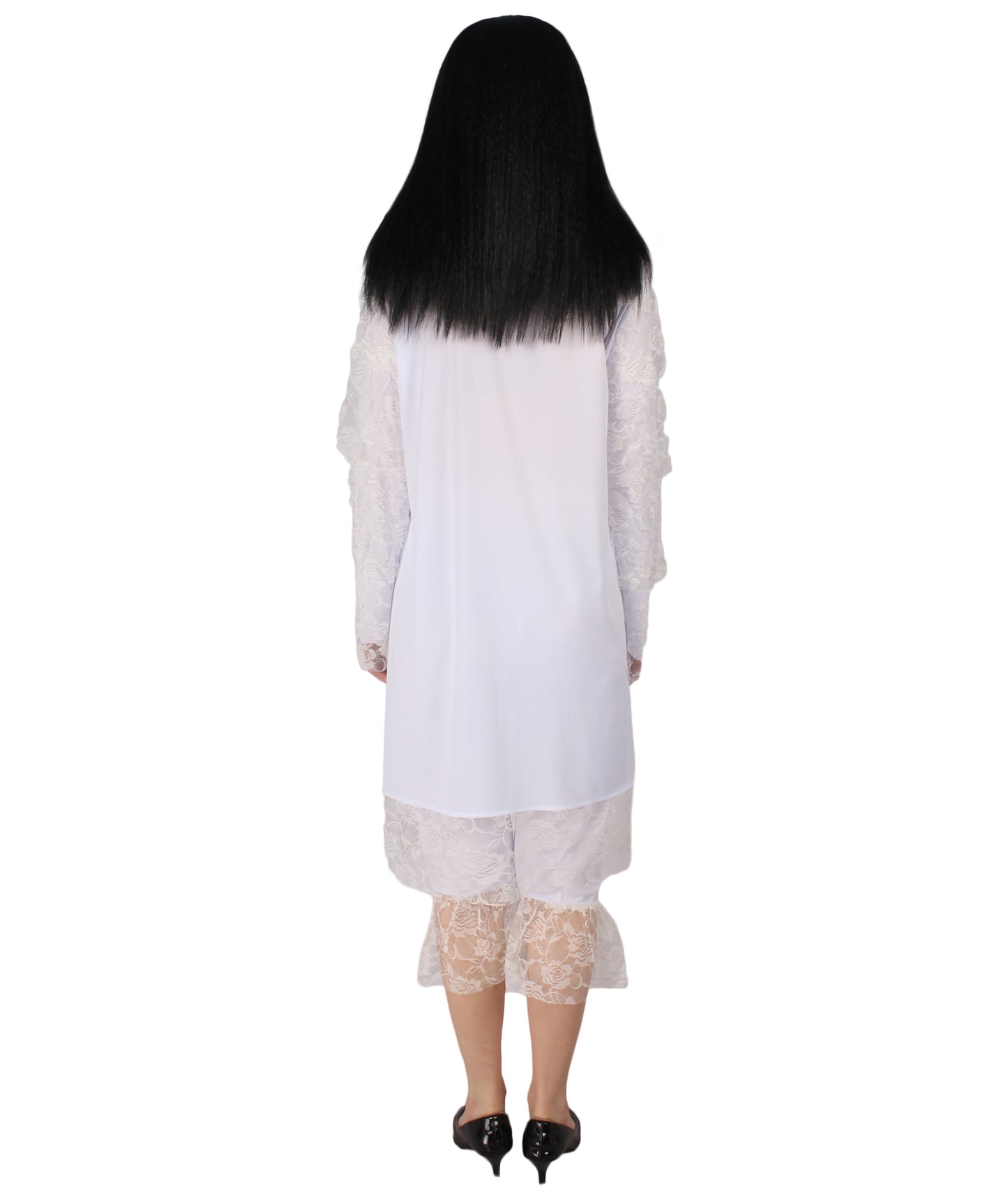 女性用 JCO-379 ホラーとゴシック クラウンコスチューム シルバー ハロウィンコスチューム