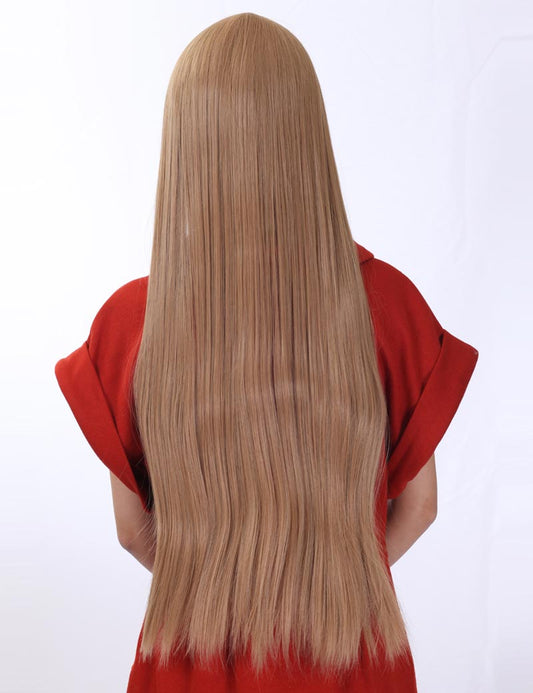 レディースファッション C-017 ロングストレート C-ダークネイビー コスプレ ヒートスタイルウィッグ