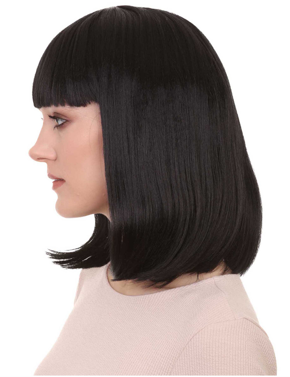Wigs2you ハロウィン パーティー プレミアム レディース H-657 ブラック ボブ ウィッグ