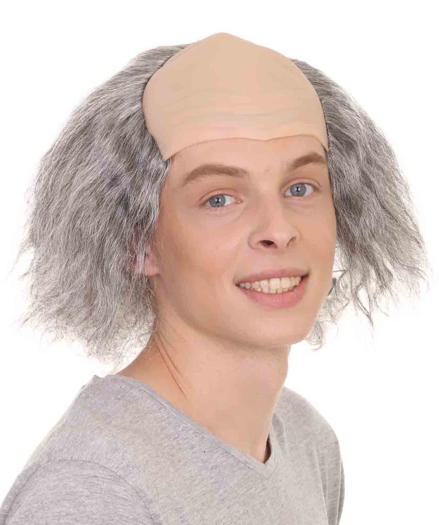 Wigs2you ハロウィンパーティー プレミアム メンズ H-642 ハゲ爺さんウィッグ グレー色