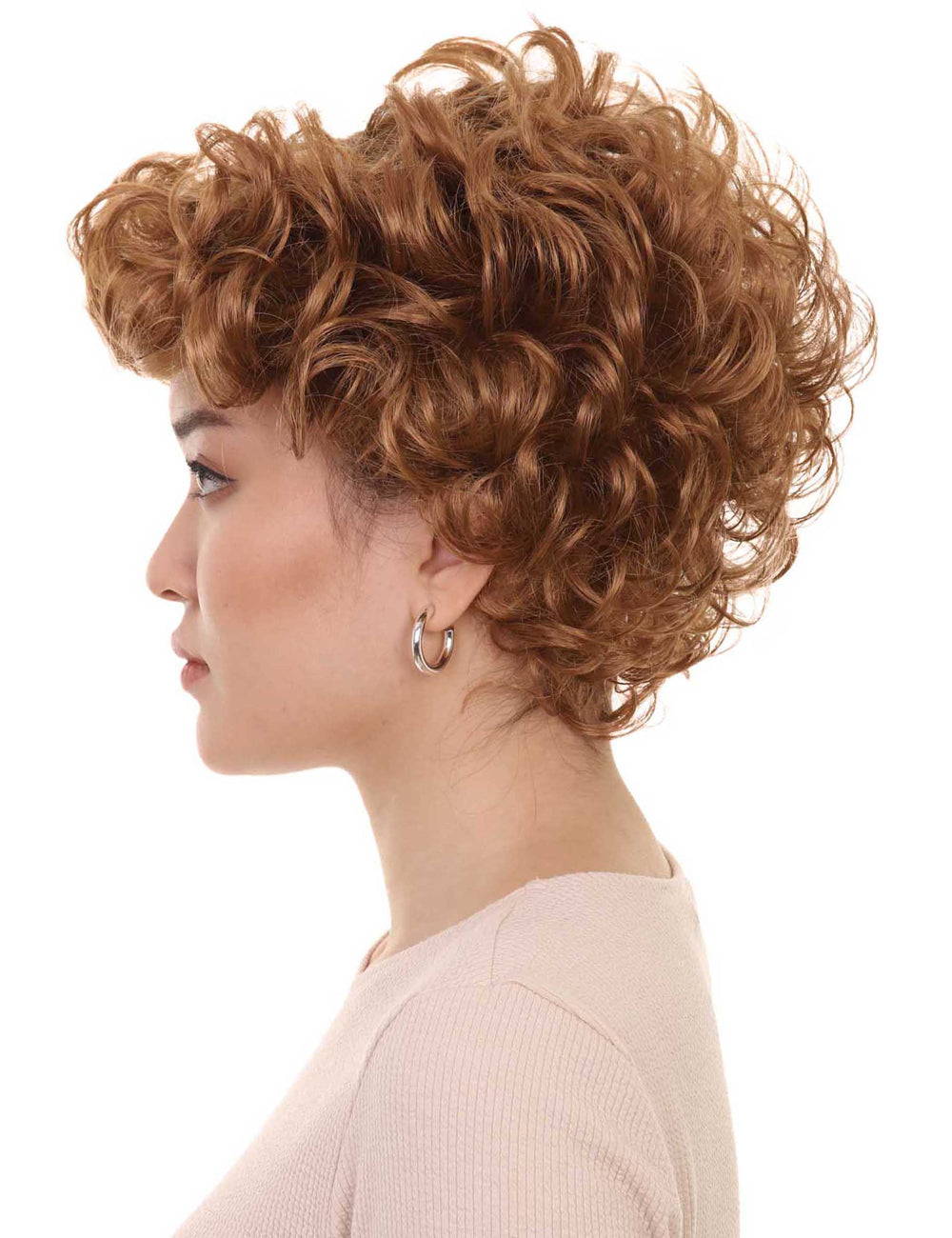 Wigs2you ハロウィンパーティープレミアム レディース H-589 コウノトリウィッグ ブラウン