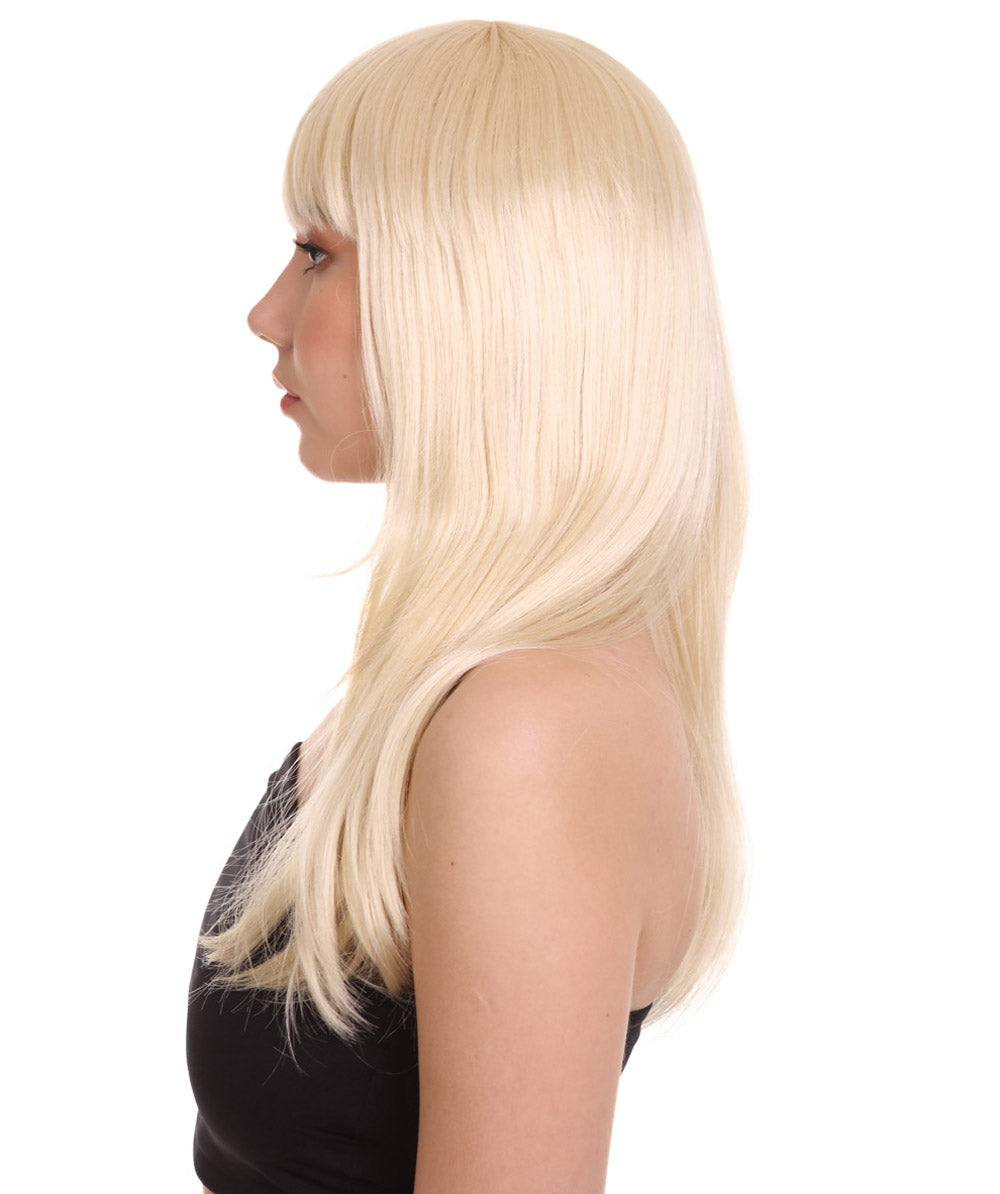 Wigs2you ハロウィン パーティー プレミアム レディース H-1059 とても快適なグラマー グリーン ウィッグ Lt ブロンド カラー