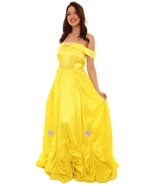 ウィメンズ JCP-010 プリンセス コスチューム イエロー ハロウィン コスチューム