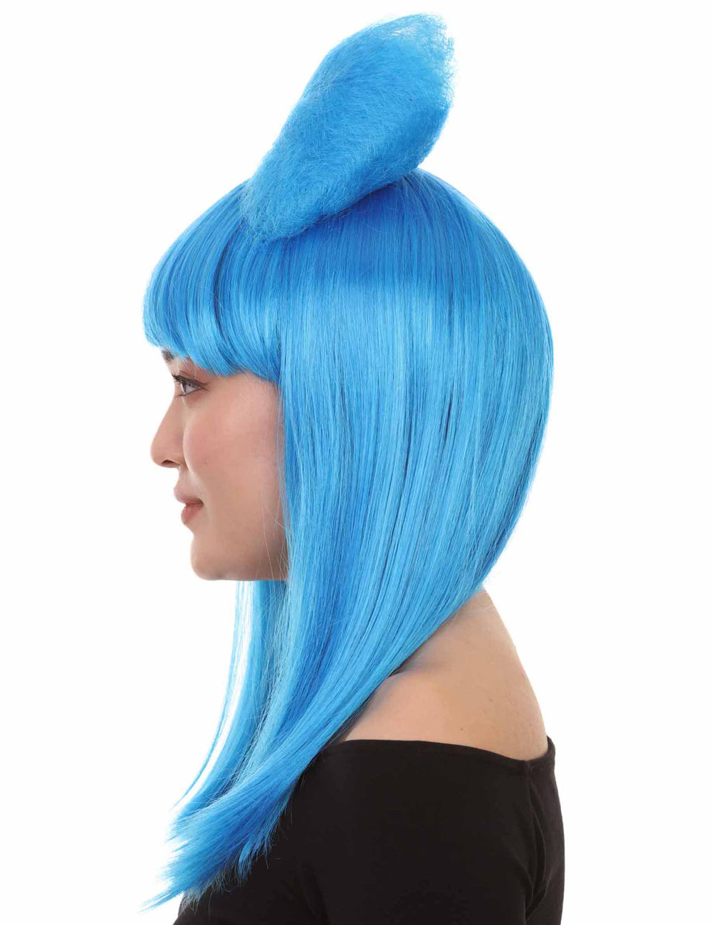 Wigs2you ハロウィンパーティープレミアムレディース H-1614 着用が簡単 とても快適 ブルー ロング バタフライウィッグ