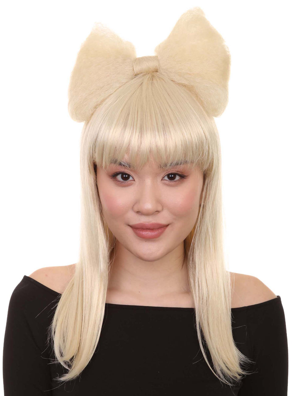 Wigs2you ハロウィンパーティープレミアムレディース H-1624 着用が簡単 とても快適 ブロンド ロング バタフライウィッグ