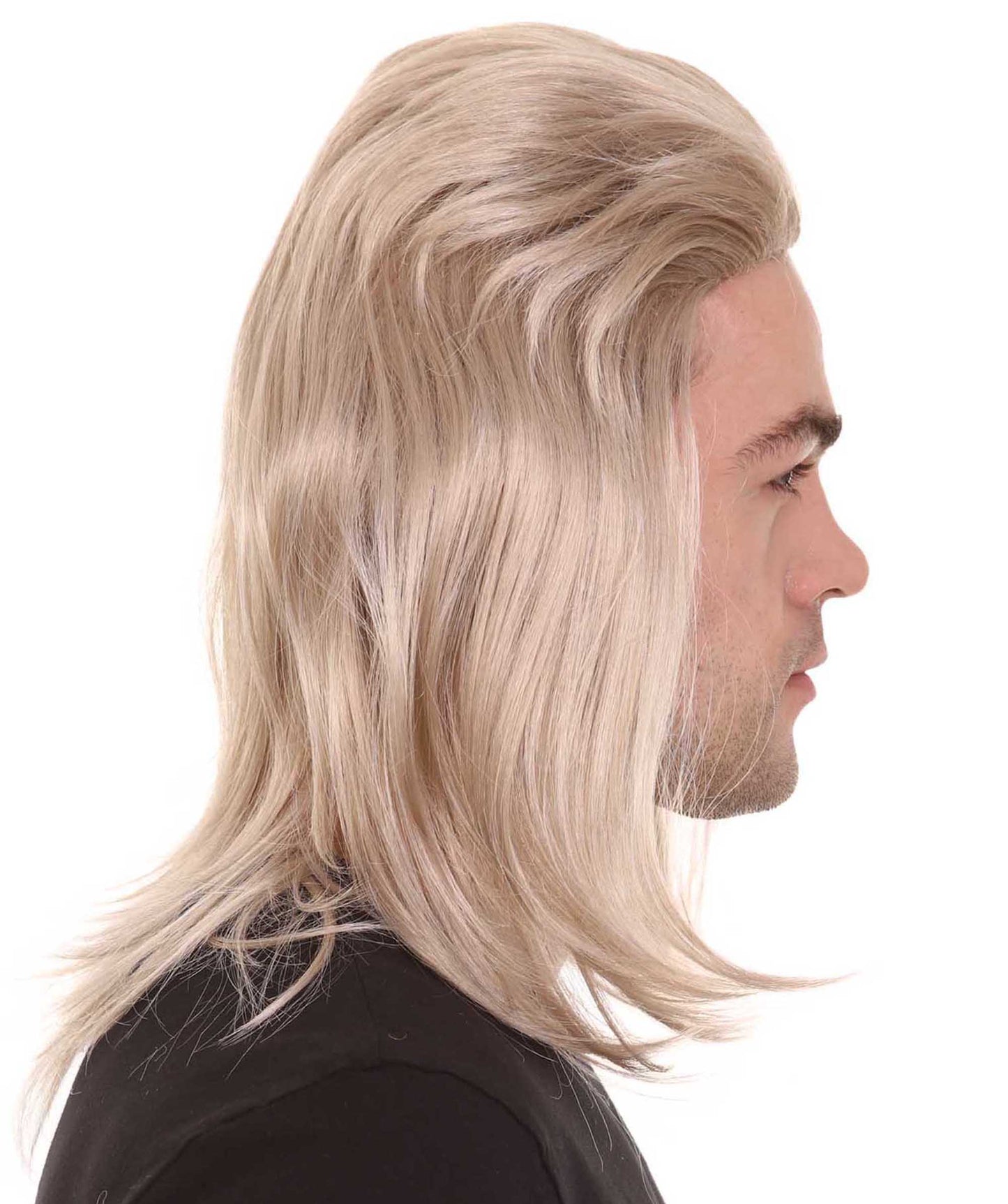 Wigs2you ハロウィンパーティープレミアムメンズ H-2129 タイガーメンズ マレットブロンドレトロウィッグ 自然な見た目 完璧なウィッグの選び方