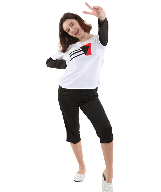 ゲーミングコスプレコスチューム ブラックとホワイトコスプレコスチューム JCO-415