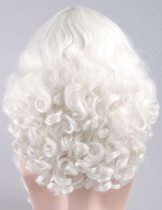 プロフェッショナルメンズサンタウィッグとフルヒゲセット | サンタクロース | サンタクロース クリスマスウィッグ| マシンメイド | プレミアムな通気性 Santa-016