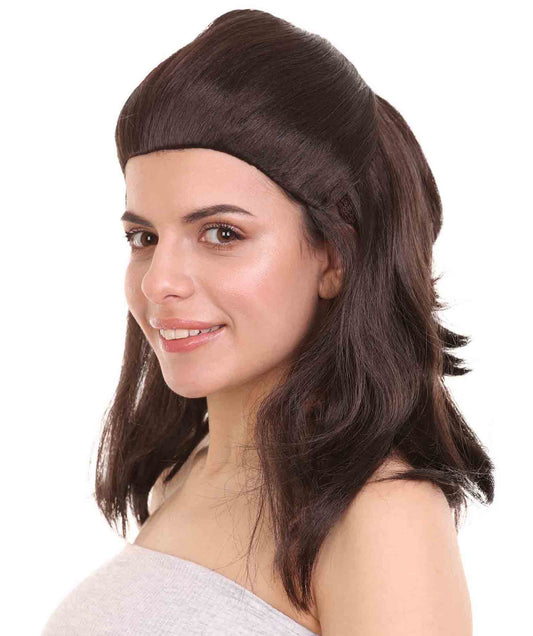 コスプレウィッグ Star Wars The Last Jedi Reyスタイル H-3575 セクシーコスプレパーティーハロウィンウィッグ プレミアム 通気性の良い キャップレスキャップ