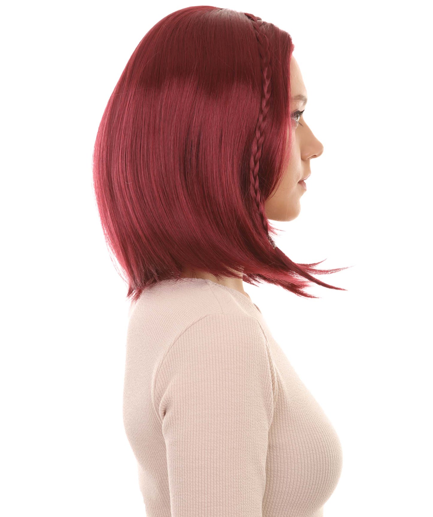 Wigs2you ハロウィンパーティープレミアム H-889 スワンプクイーンウィッグ バーガンディカラー