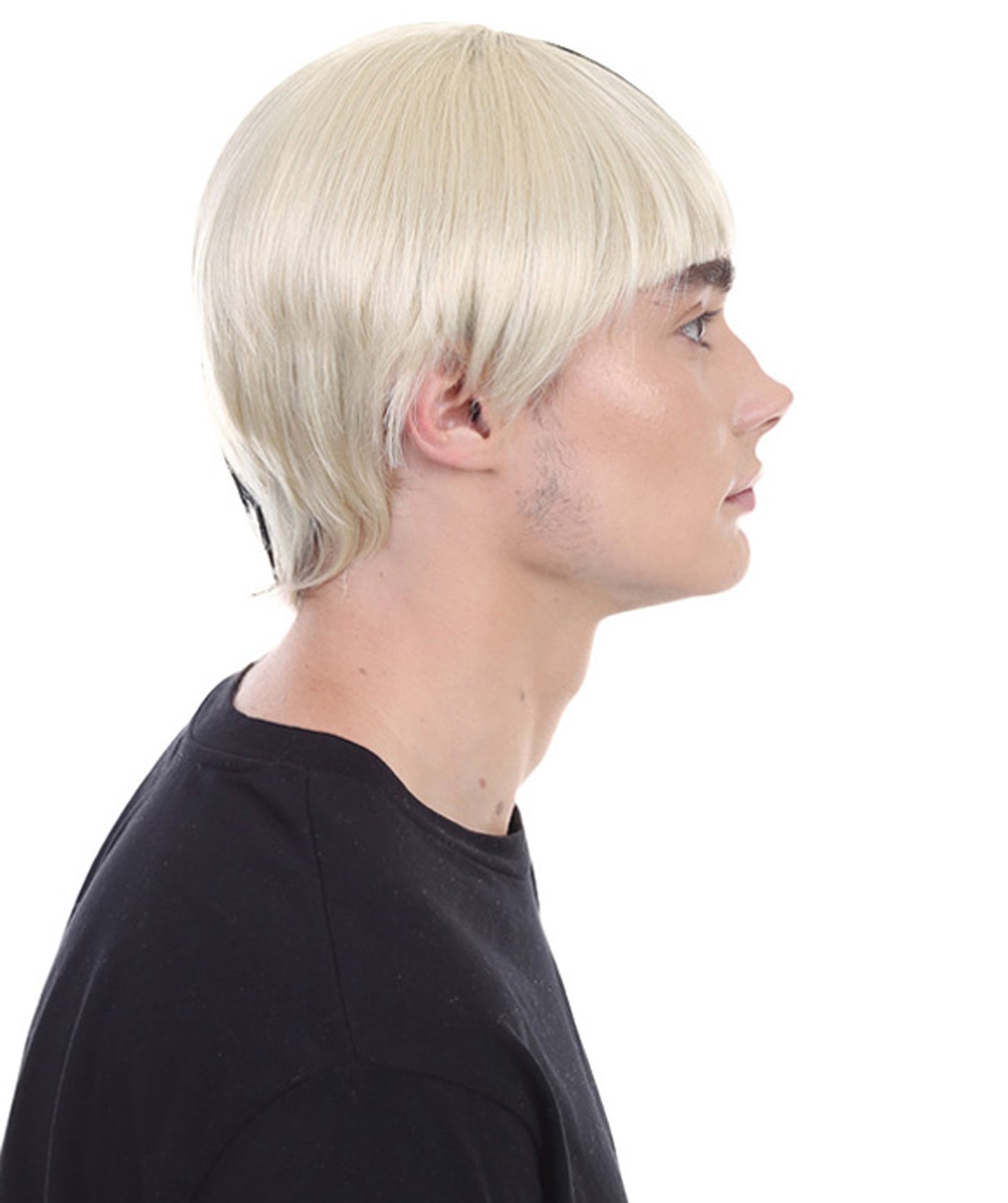 Wigs2you ハロウィン パーティー プレミアム メンズ H-609 SIA ウィッグ 男性 ブラック ブロンド