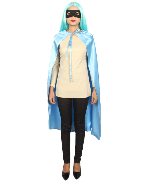 大人用ユニセックス JCO-220 スーパーヒーローブルーケープ&マスクセット ハロウィンコスチューム