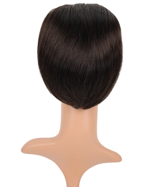 Wigs2you 8インチ(約20cm)の100%人毛ポニーテールウィッグ、PON-021。ナチュラルブラック。女性らしいナチュラルでエレガント、そしてリアルな仕上がり。