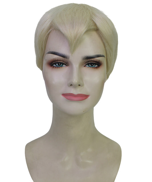 Wigs2you H-6635 女性用 ビデオゲーム映画キャラクター ピクシー ショートストレート ブロンドウィッグ | コスプレウィッグ | 難燃性合成繊維