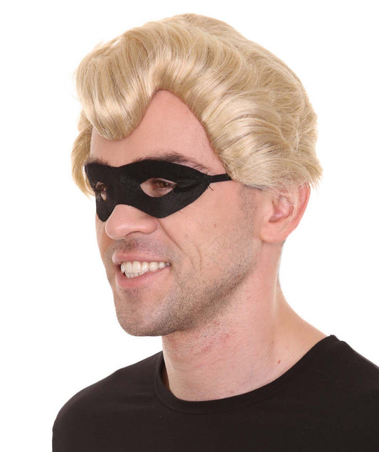 男性用「インクレディブル・ファミリー2」Mr.インクレディブルマスクセット付き H-4363 ブロンド コスプレハロウィンウィッグ