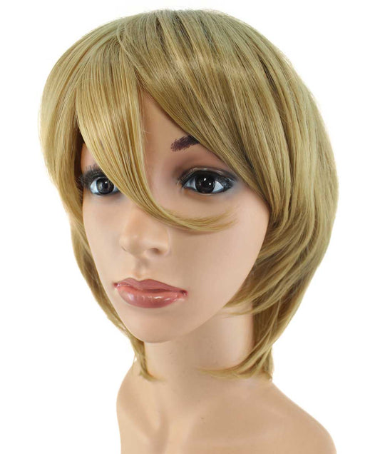 レディースファッション C-058 ミディアム C-ダークネイビー コスプレヒートスタイラブルウィッグ