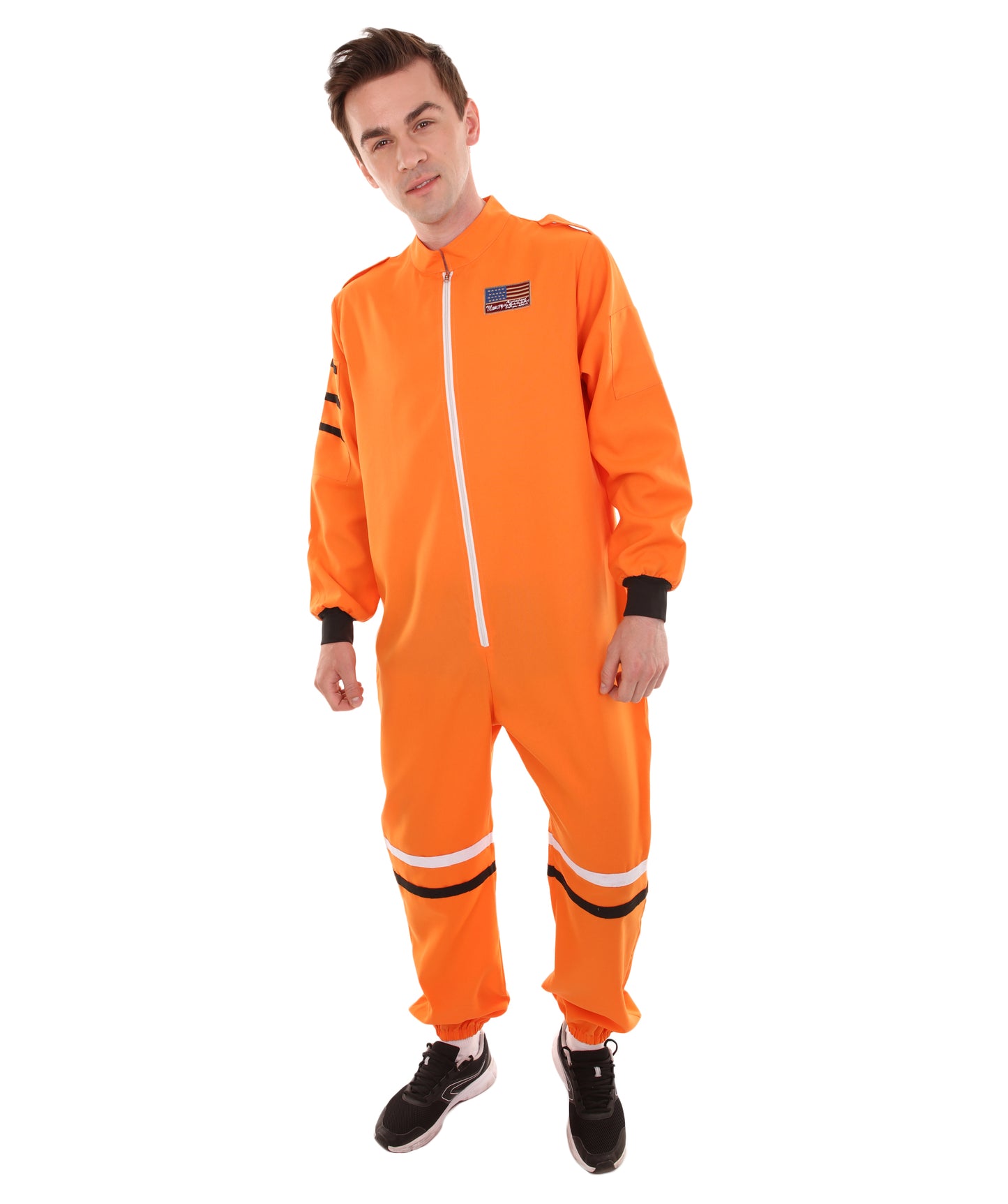 大人用メンズ JCO-290 宇宙飛行士 ジャンプスーツ 制服コスチューム オレンジのコスプレコスチューム
