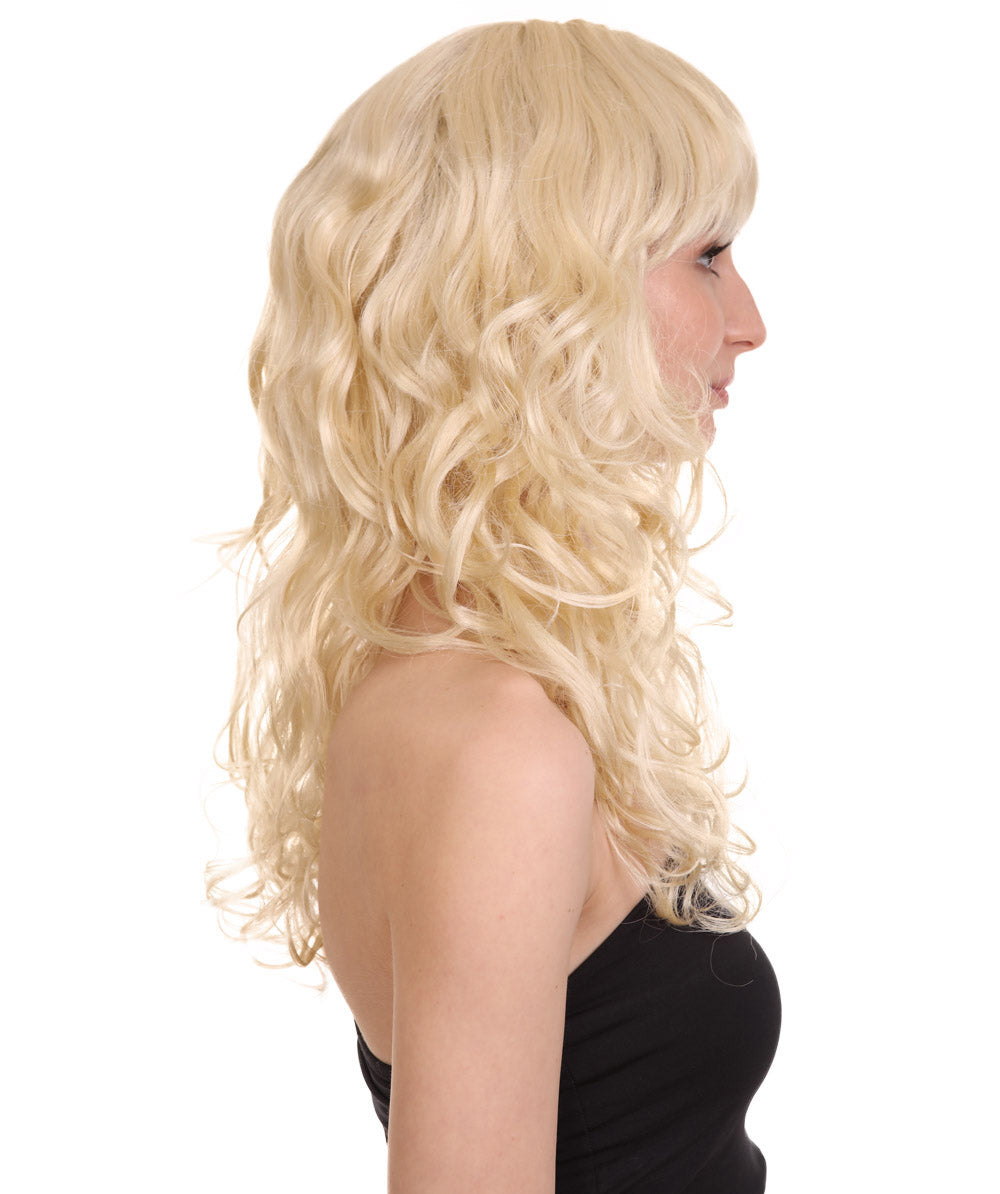 Wigs2you ハロウィンパーティー プレミアム レディース H-1017 着用しやすい ベラウィッグ Lt ブロンドカラー