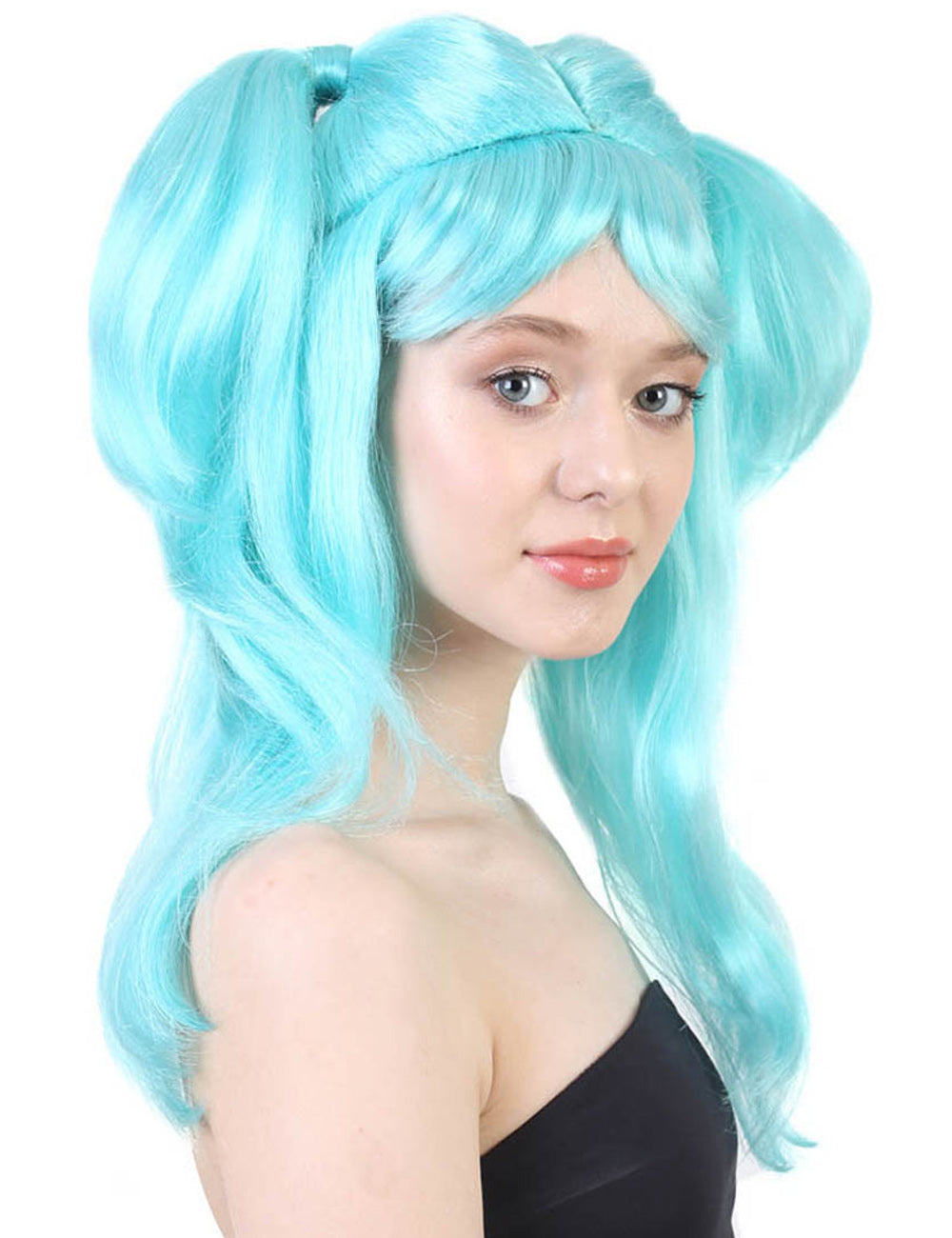Wigs2you ハロウィンパーティープレミアム レディース H-783 バナナエンジェルウィッグ ブルーレイク色