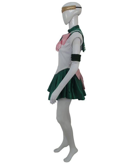 大人の女性用 JCA-048 セーラームーン(ジュピター) ダークグリーン ピンク ホワイト コスプレ衣装