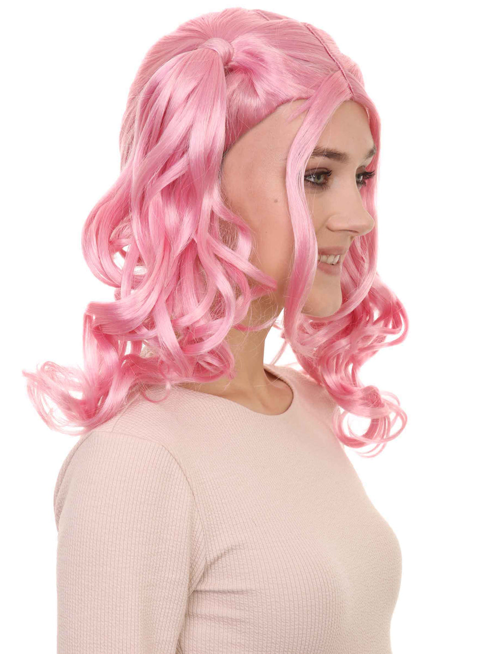 Wigs2you ハロウィンパーティー プレミアム レディース H-753 ドリー ピグテール ウィッグ LT ピンク色