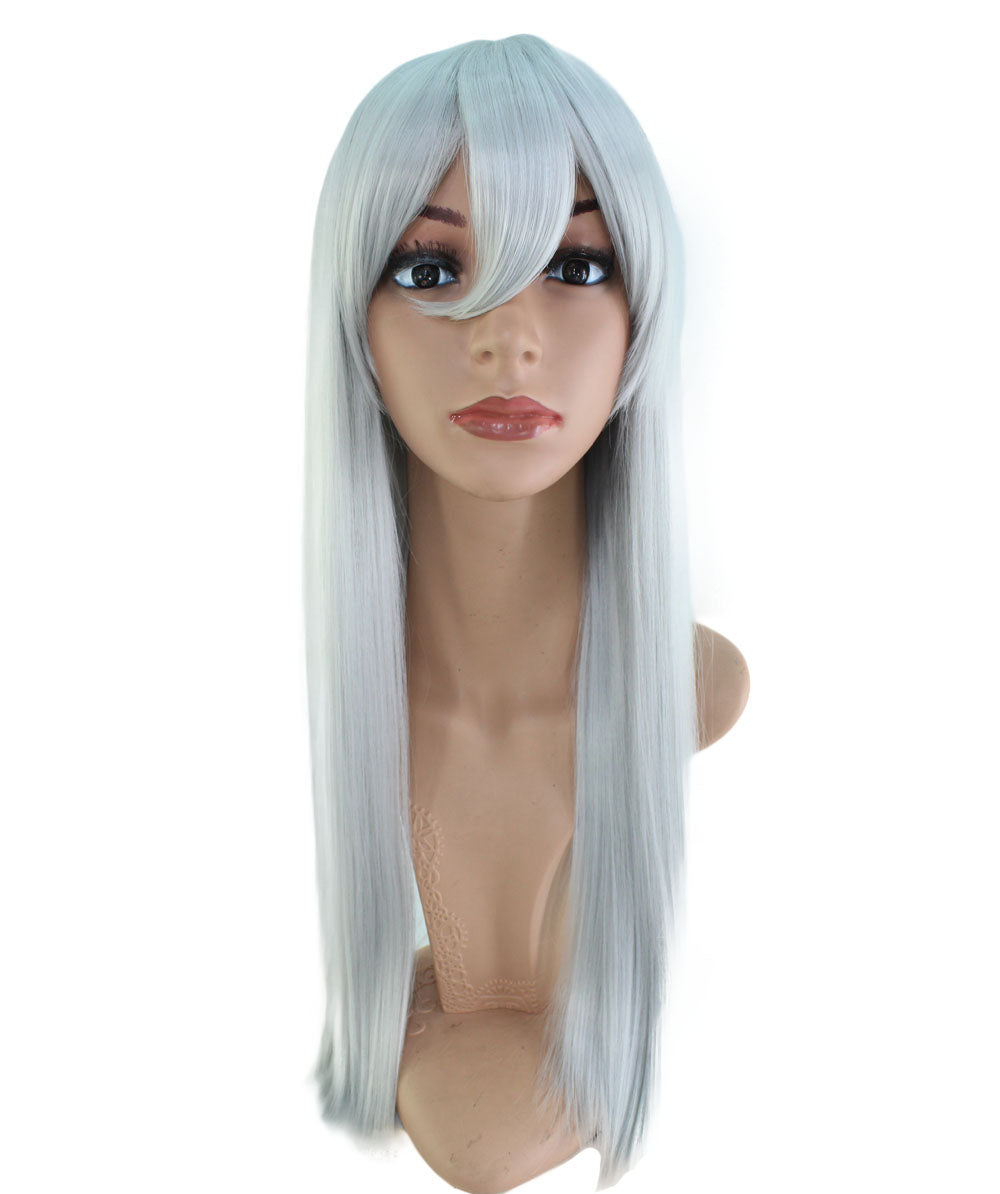 レディースファッション C-016 ロングストレート C-シアン コスプレ ヒートスタイルウィッグ