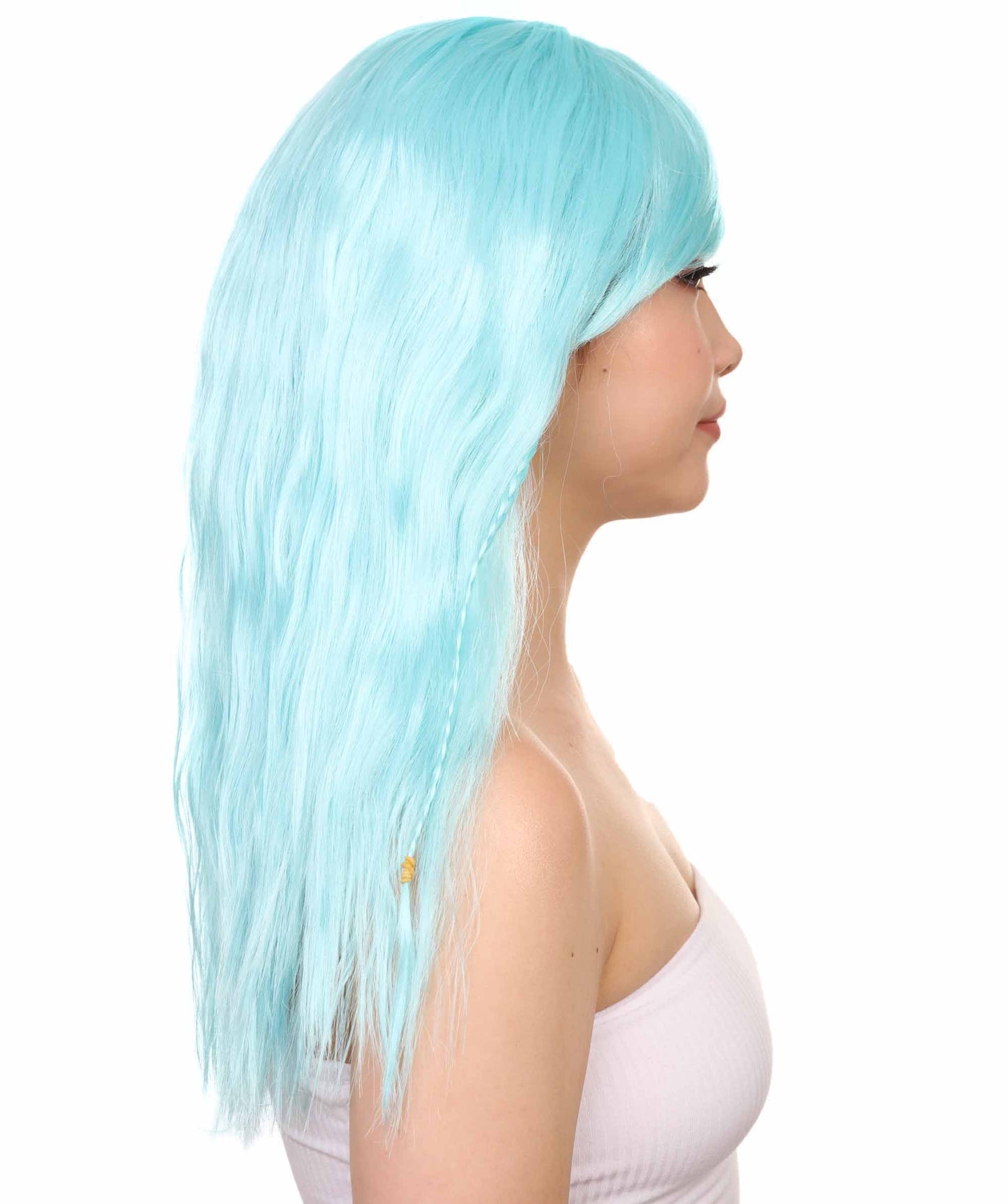 Wigs2you ハロウィンパーティープレミアムレディース H-1763 着け心地が良い とても快適 グラマラマ ライトブルーウィッグ