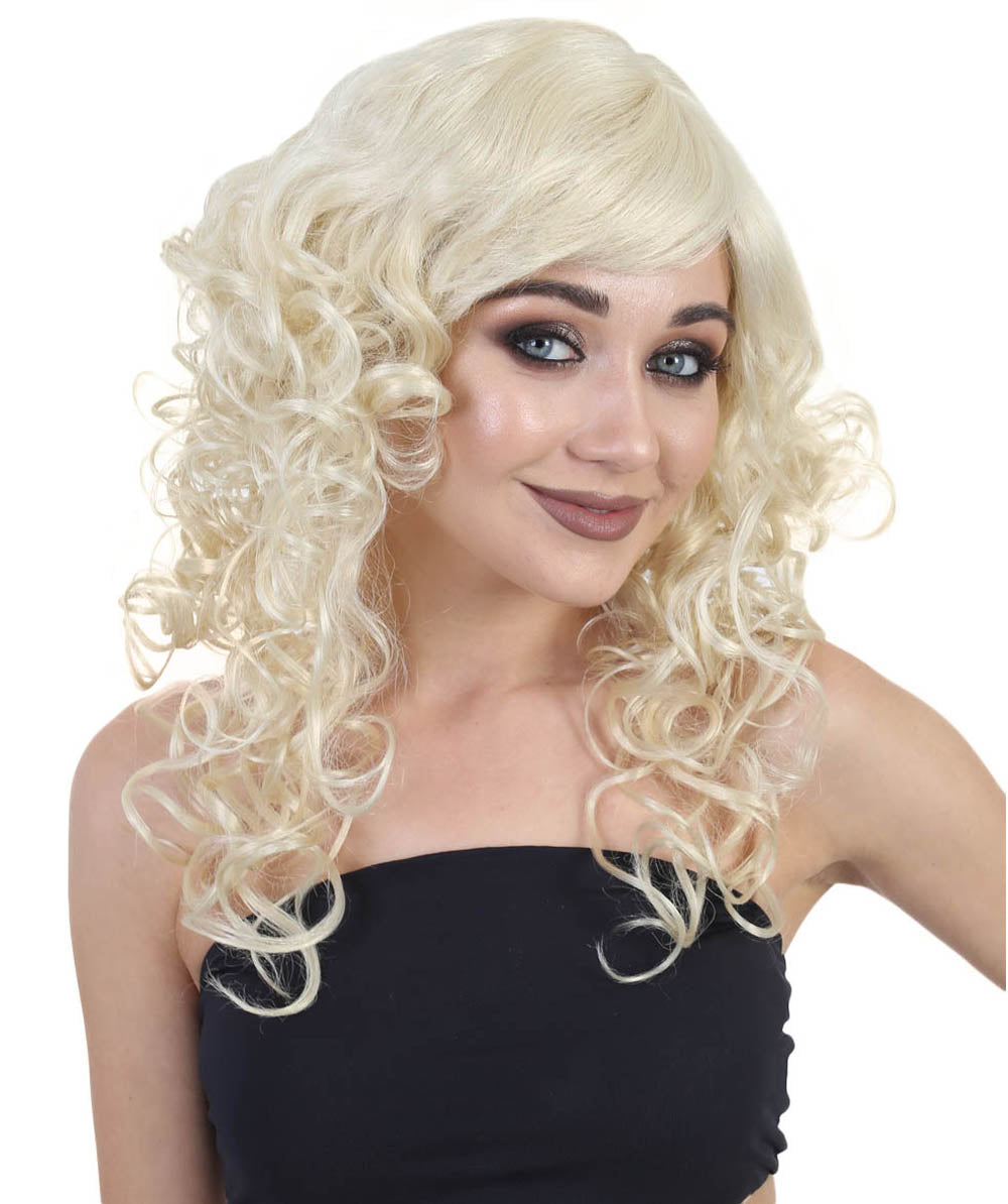 Wigs2you ハロウィンパーティープレミアムレディース H-551 ブロンド カーリー