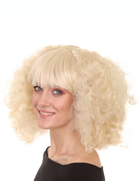 婦人用キャンディ天使かつら 木ブロンドのコスプレ・ハロウィンかつら 高級な空気を通すキャップレスキャップ H-278