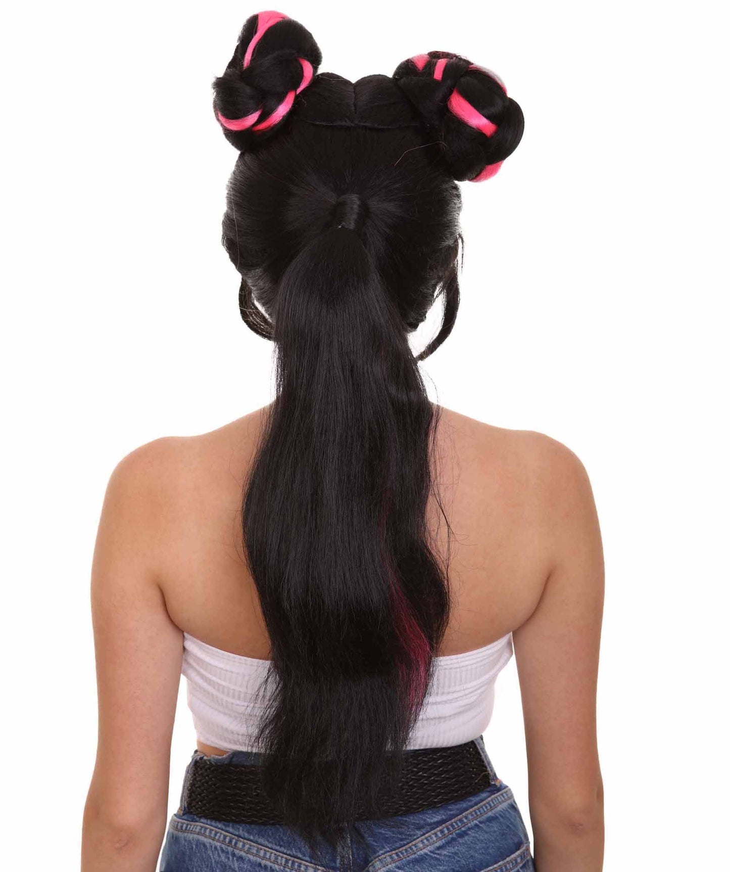 レディース Eurovision 2018 Netta Barzilai バンスタイル H-3839 ユーロビジョンソングコンテスト セレブリティウィッグ プレミアム 通気性の良い キャップレスキャップ