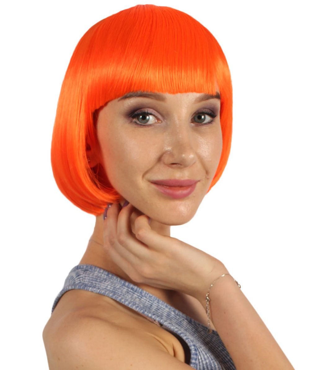 Wigs2you ハロウィンとパーティープレミアムレディース H-502 クラシックフラッパー ネオンオレンジ