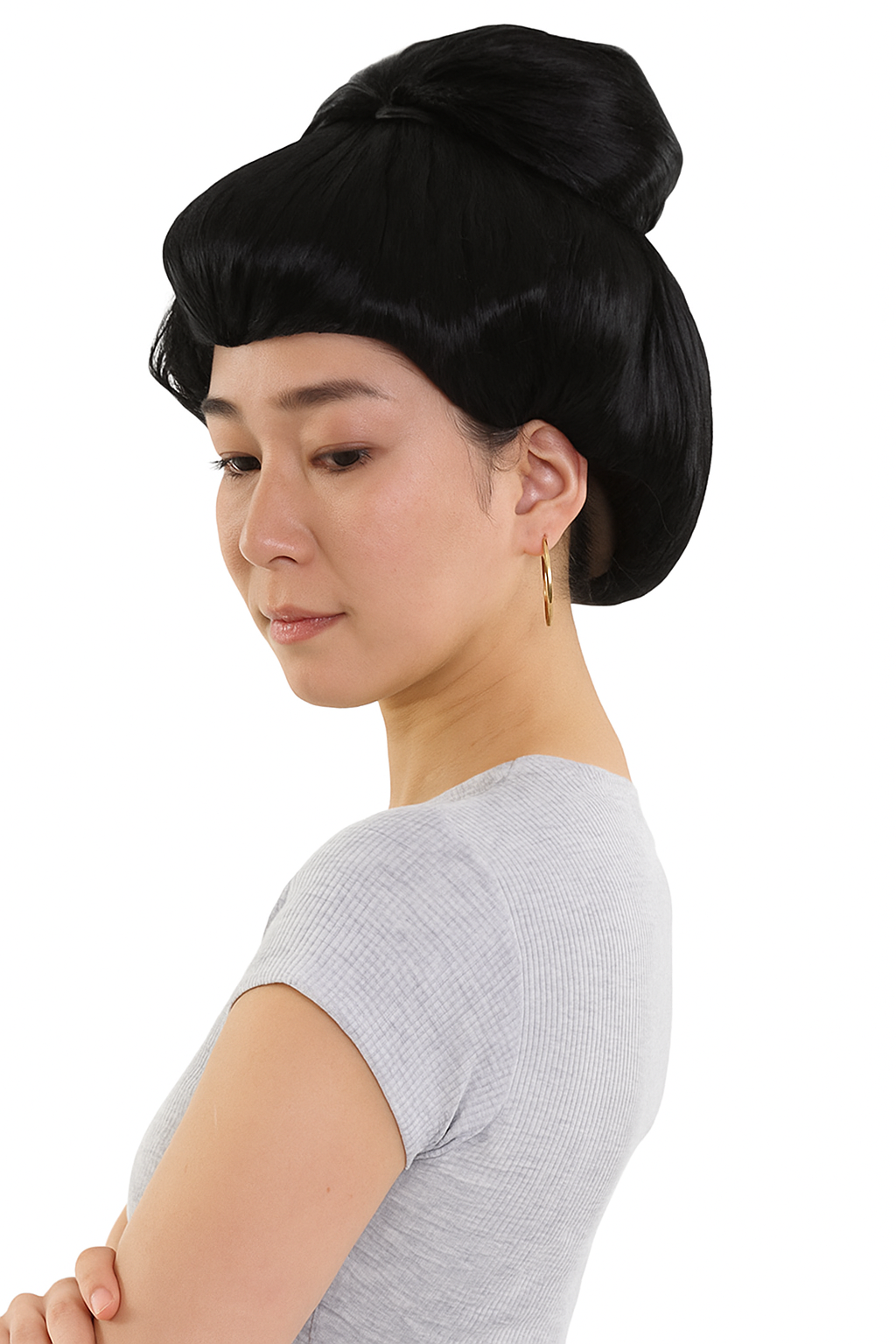 Wigs2you ハロウィンとパーティープレミアムレディース H-505 ブラック ジャパニーズ・ゲイシャウィッグ