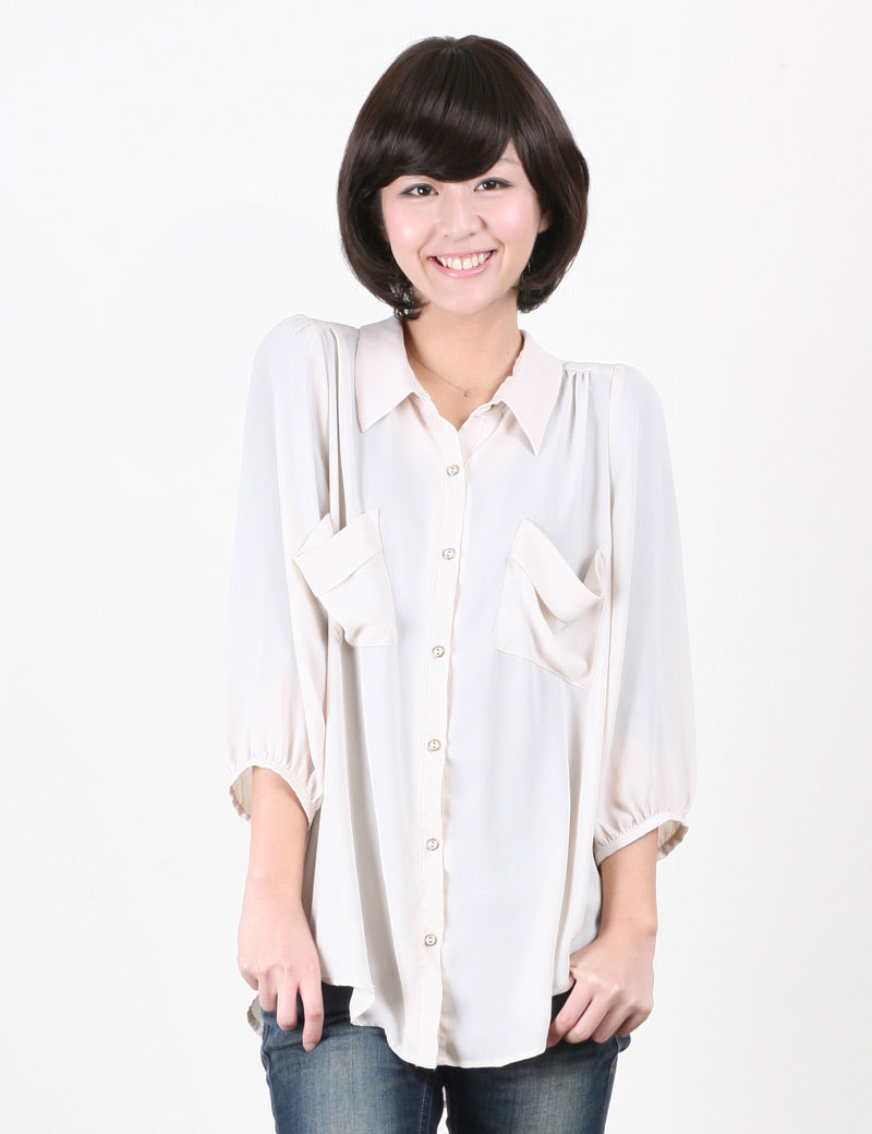 "耐熱商品☆綺麗なお姉さんスタイルになれちゃいます♪ ミディアムウィッグです♪ ウィッグネット付き♪ W-570 "