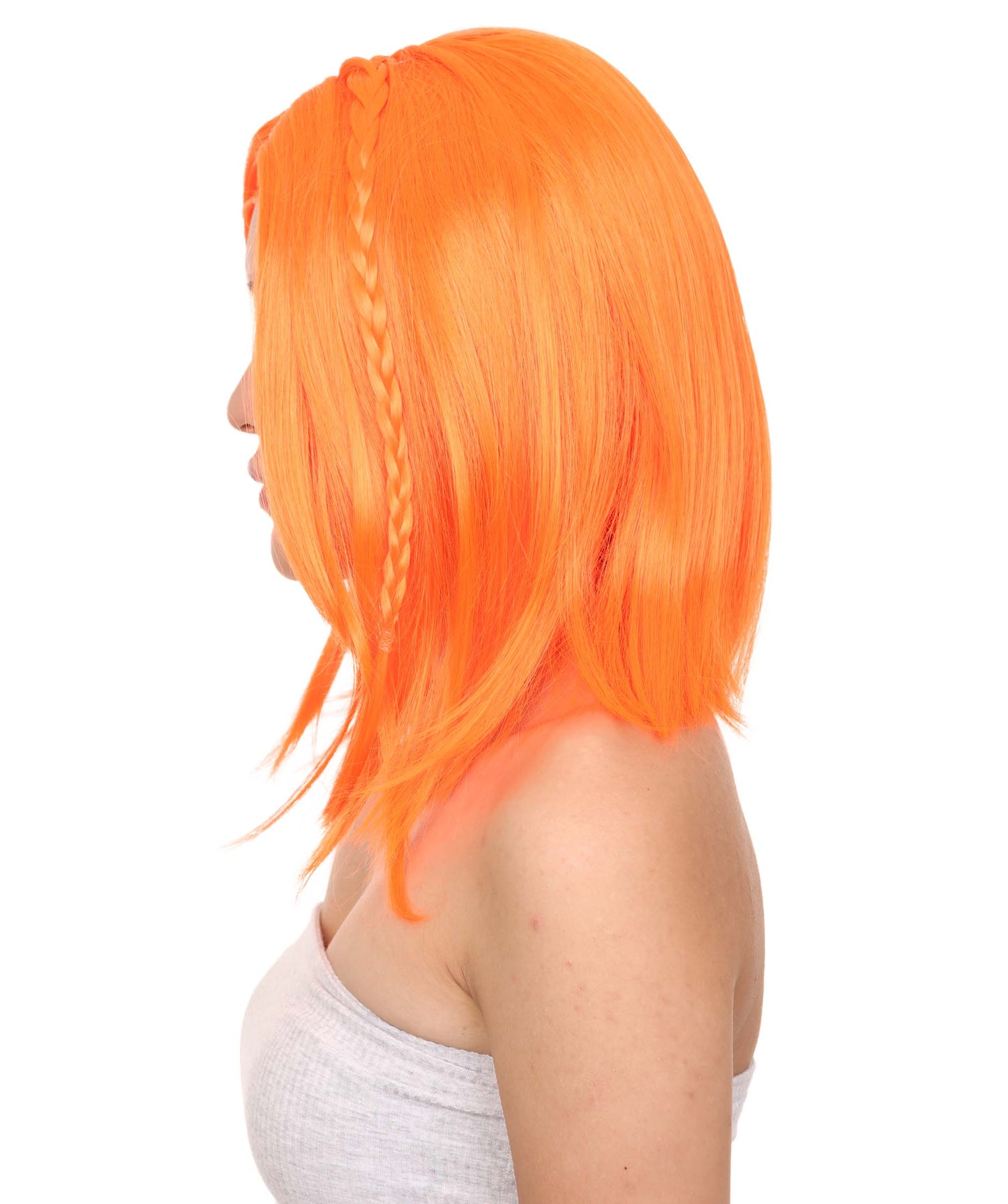 Wigs2you ハロウィンパーティープレミアム レディース H-924 スワンプクイーンウィッグ ネオンオレンジカラー