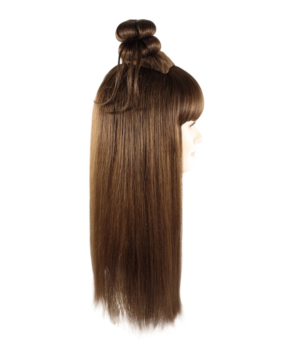 Wigs2you ハロウィン パーティー プレミアム レディース H-1221 快適なフィット感のブラウン アジアン プリンセス ウィッグ