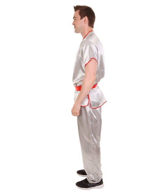 大人の男性用 JCO-293_16 伝統的な功夫 国際 シルバー コスプレ コスチューム