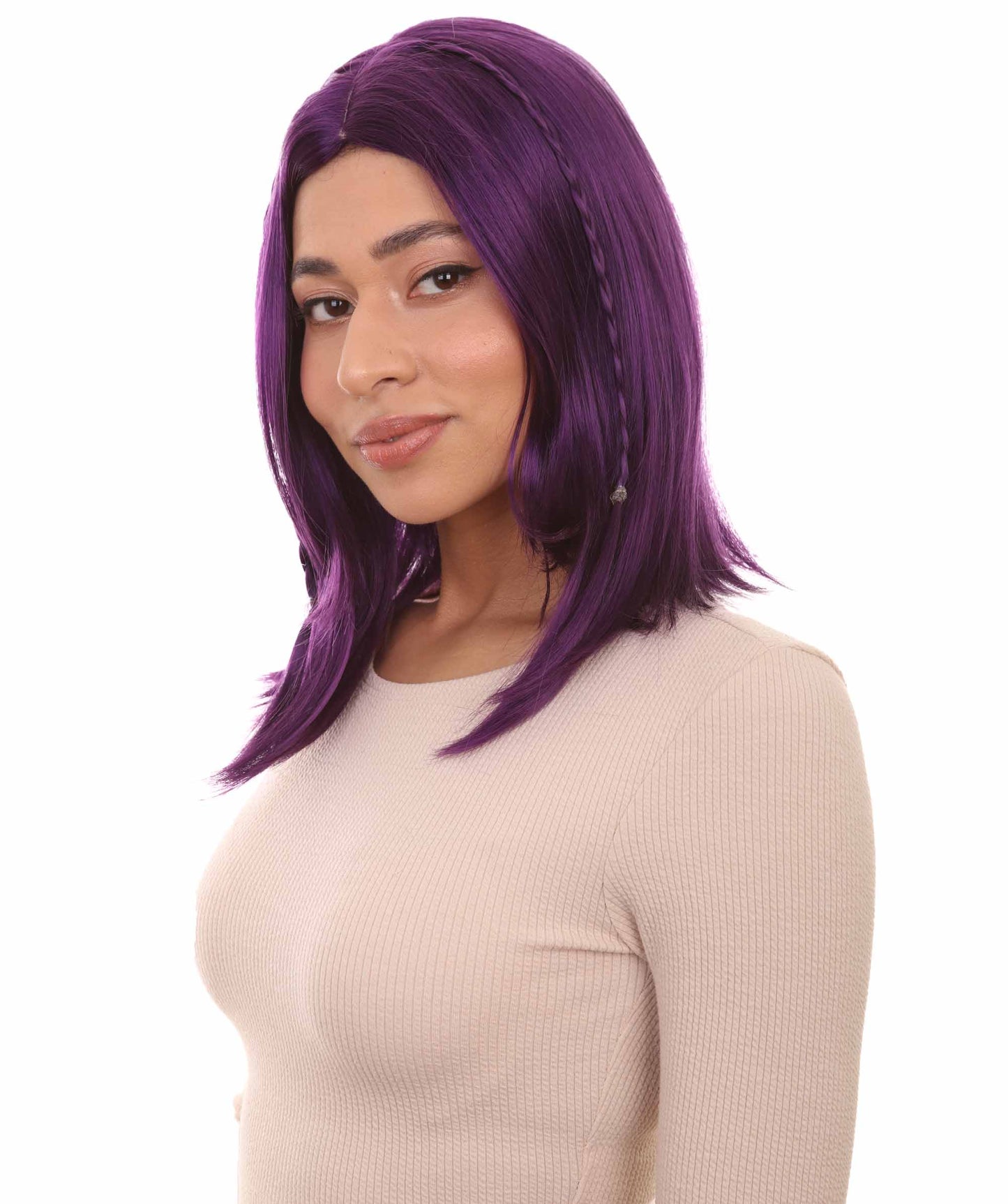 Wigs2you ハロウィンパーティープレミアム レディース H-903 スワンプクイーンウィッグ バイオレットカラー