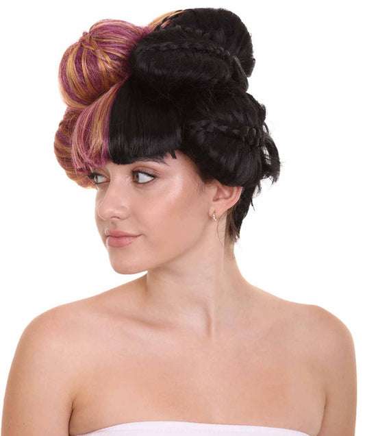 コスプレウィッグ Melanie Mad Hatter バンズスタイル H-3596 マルチカラーキャラクターウィッグ