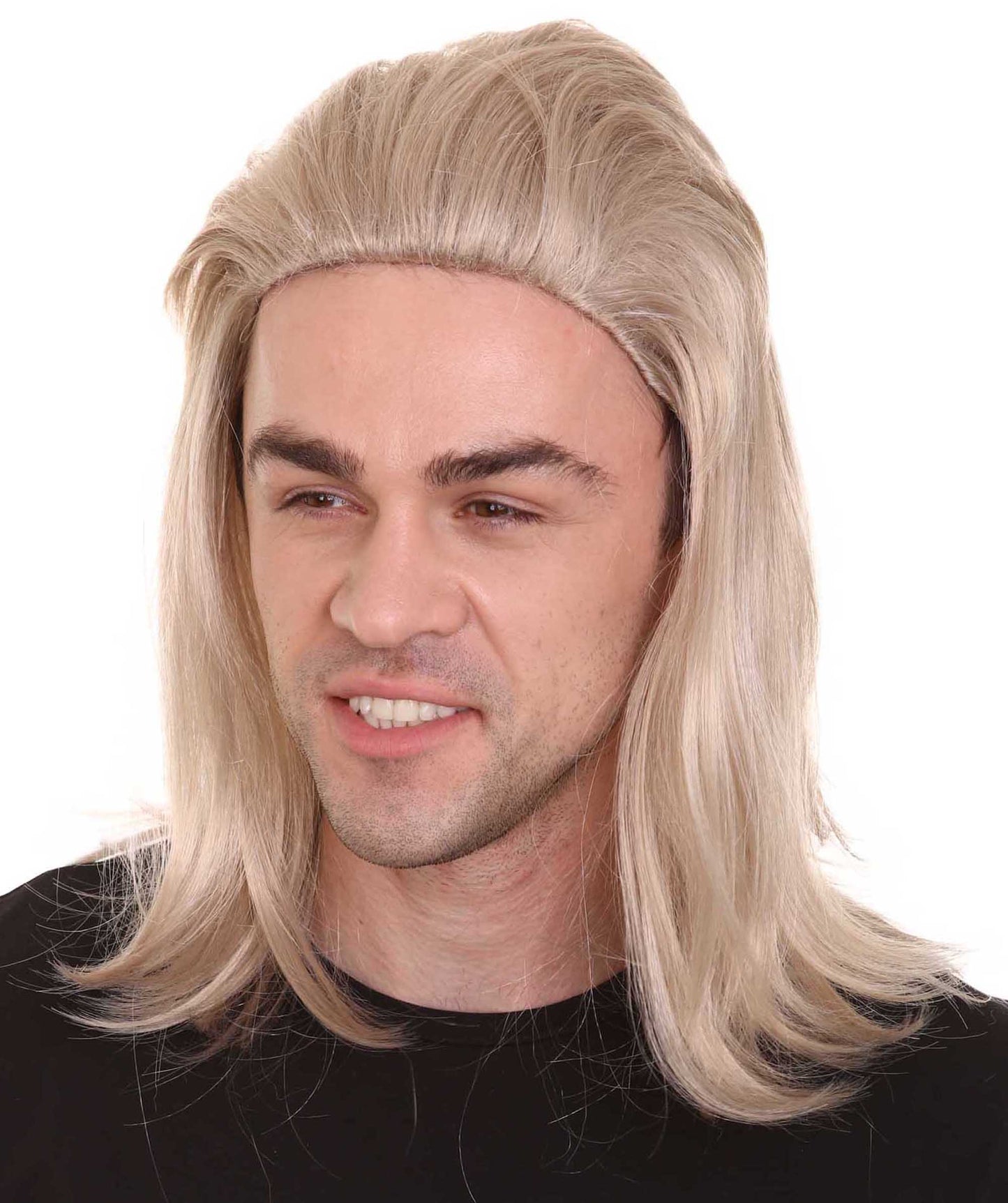 Wigs2you ハロウィンパーティープレミアムメンズ H-2129 タイガーメンズ マレットブロンドレトロウィッグ 自然な見た目 完璧なウィッグの選び方