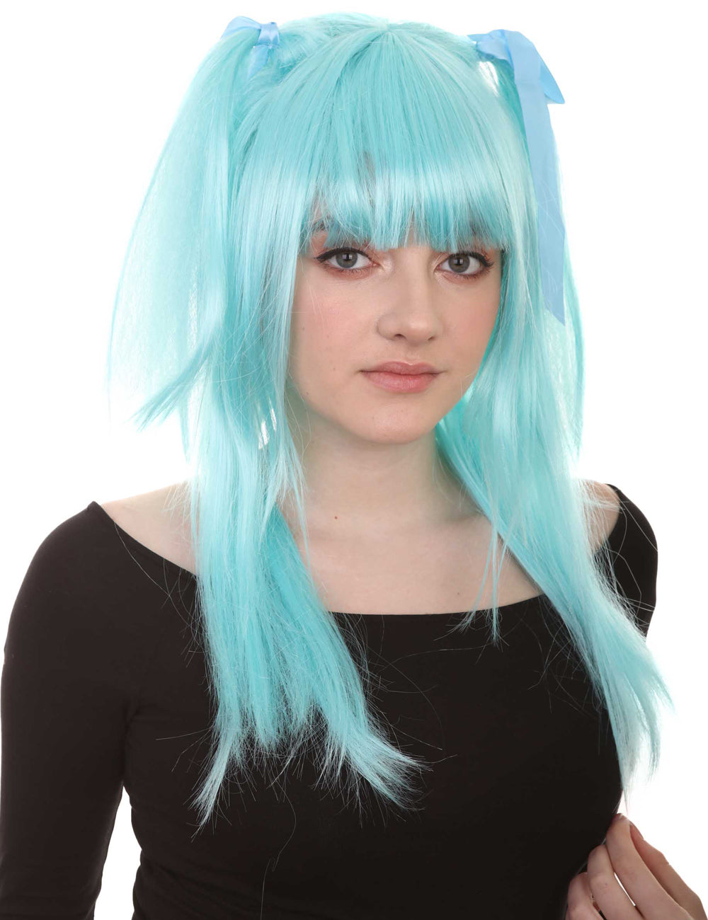 Wigs2you ハロウィンパーティープレミアムレディース H-552 ライトブルー "Dolly" ウィッグ