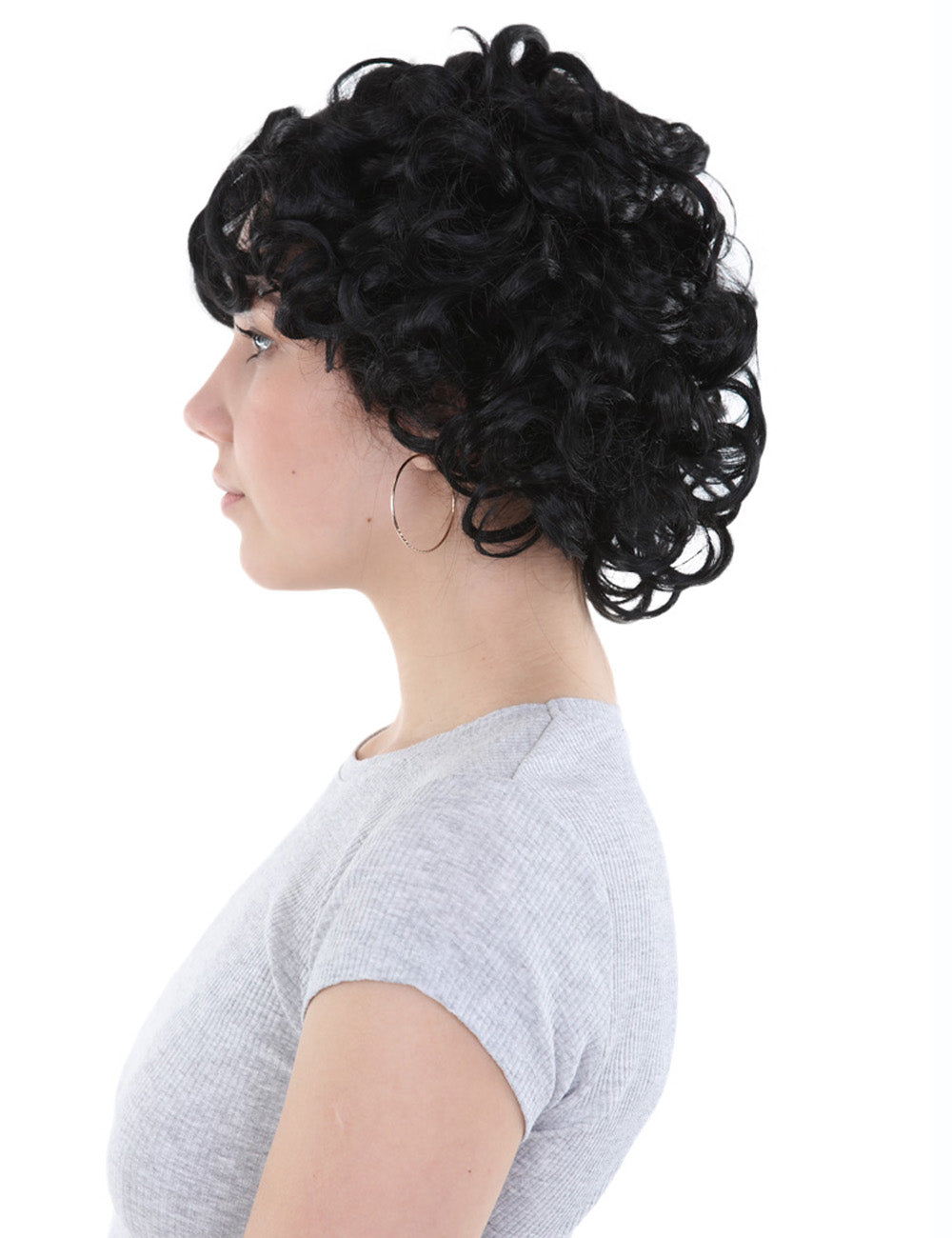 Wigs2you ハロウィンパーティープレミアムレディース H-545 ブラック "Ritzy" ウィッグ