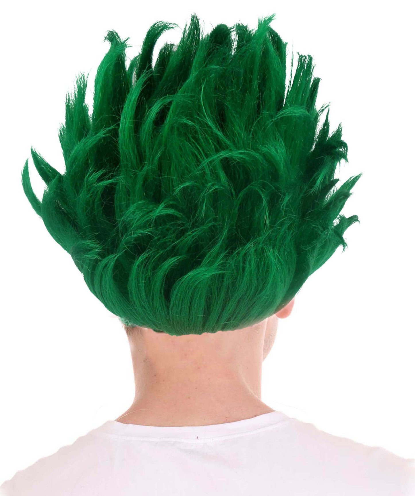 Wigs2you ハロウィンパーティープレミアム メンズ H-644 グリーンカラー スパイクウィッグ