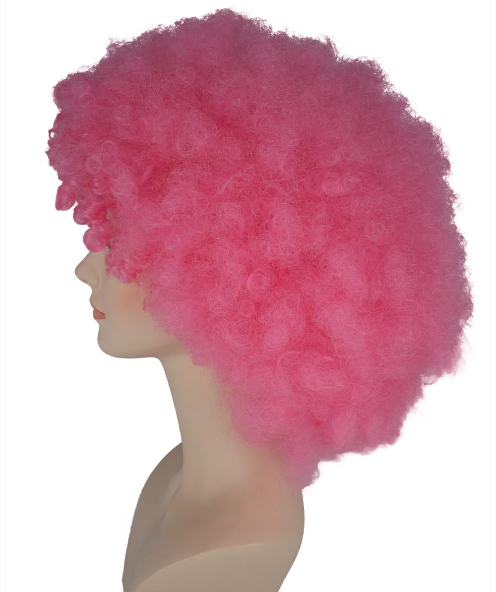 Wigs2you ハロウィンパーティープレミアム メンズ H-602 スーパーアフロウィッグ ピンク