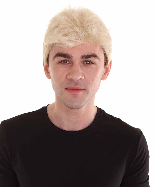 ハロウィンパーティー プレミアム 男性用 H-2303 ファンシーブロンド ウィッグ