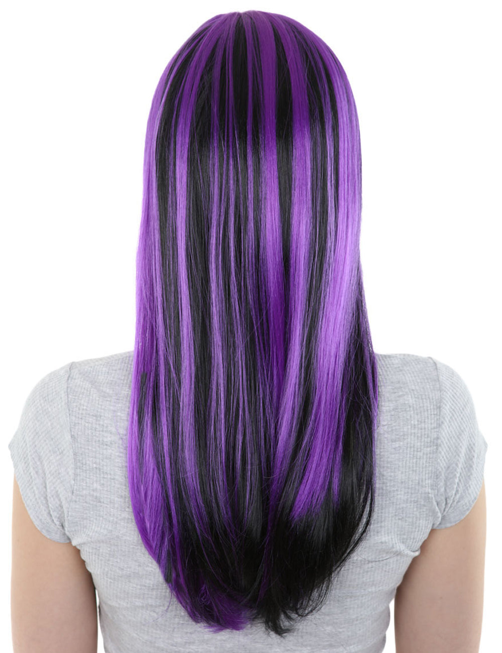 Wigs2you ハロウィンパーティープレミアムレディース H-550 パープル "ウィッチ" ロングウィッグ