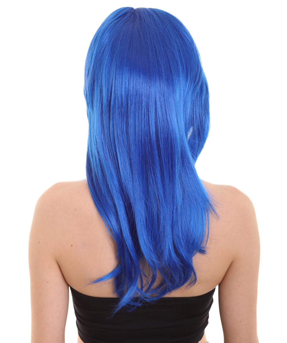 Wigs2you ハロウィンパーティープレミアム H-939 3レイヤーのパーティーガールウィッグ ダークブルー色