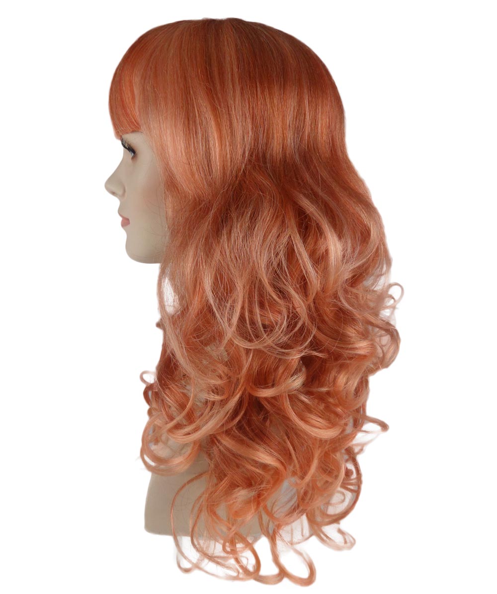Wigs2you ハロウィンパーティープレミアム H-827 バットマン 女性ジョーカーウィッグ ピーチ色