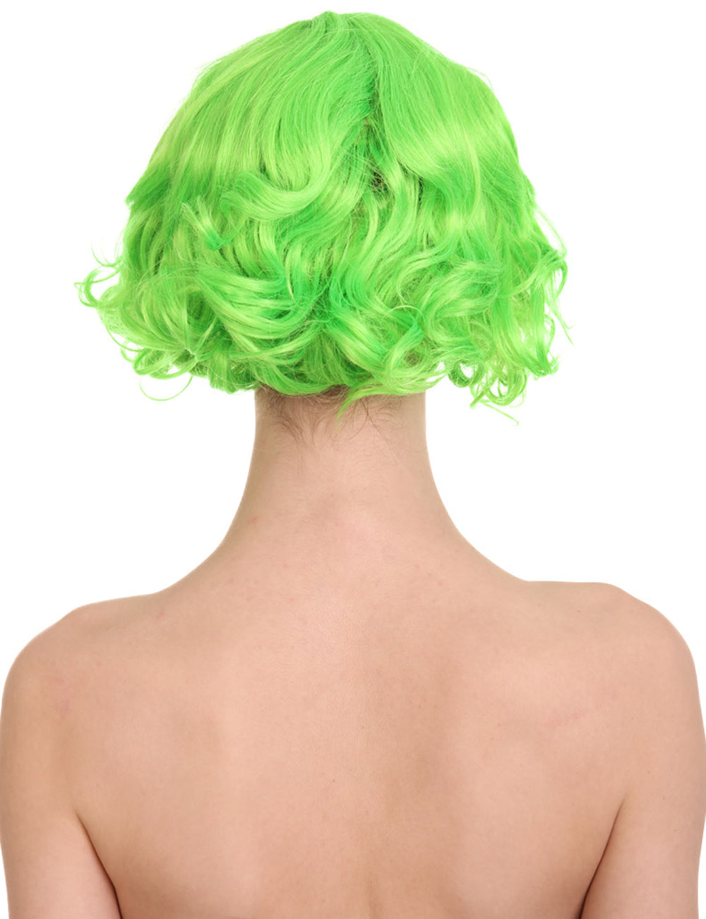 Wigs2you ハロウィン パーティー プレミアム レディース H-1349 着けやすい 快適なフィット感 カーニバル ライム ウェーブウィッグ